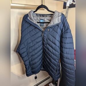 Iceberg outerwear navy light weight puffer jacket size 2X